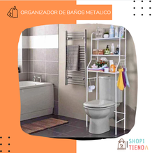 Cargar imagen en el visor de la galería, Organizador De Baño Metálico de 3 Puestos