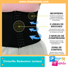 Cargar imagen en el visor de la galería, Cinturilla Reductora Unisex (Gratis Gel reductor)