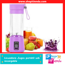 Cargar imagen en el visor de la galería, Licuadora Jugos portátil usb recargable